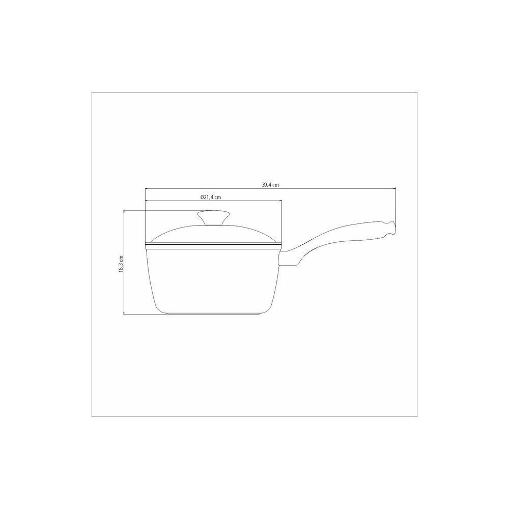 Panela Tramontina Lyon Em Alumínio Forjado Com Revestimento Interno E Externo Em Antiaderente Starflon High Performance - 3