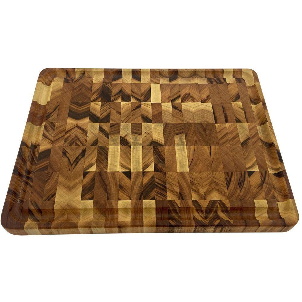 Tábua Para Churrasco Tramontina Retangular Em Madeira Muiracatiara Com Acabamento Em óleo 45x34 Cm. - 1