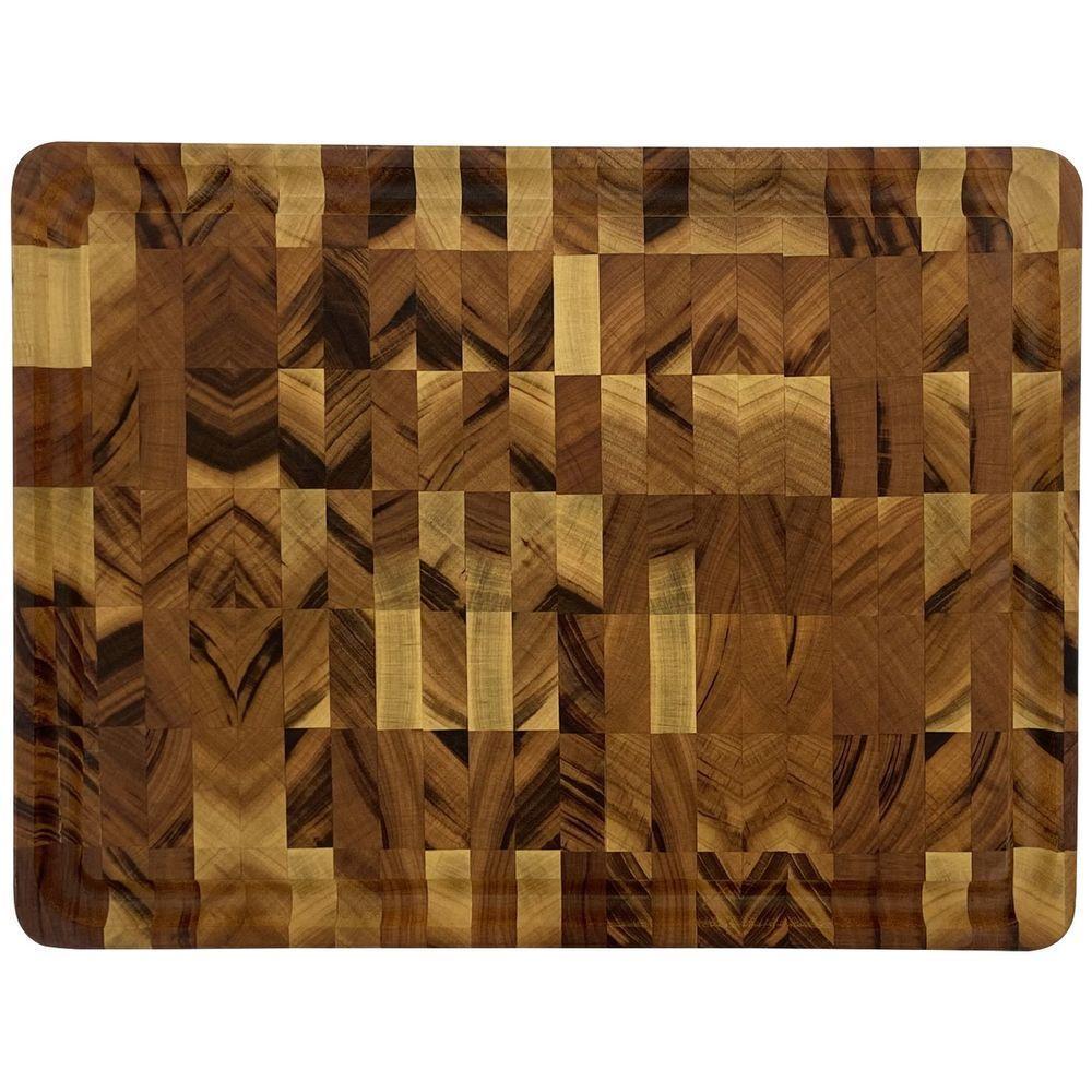 Tábua Para Churrasco Tramontina Retangular Em Madeira Muiracatiara Com Acabamento Em óleo 45x34 Cm. - 2