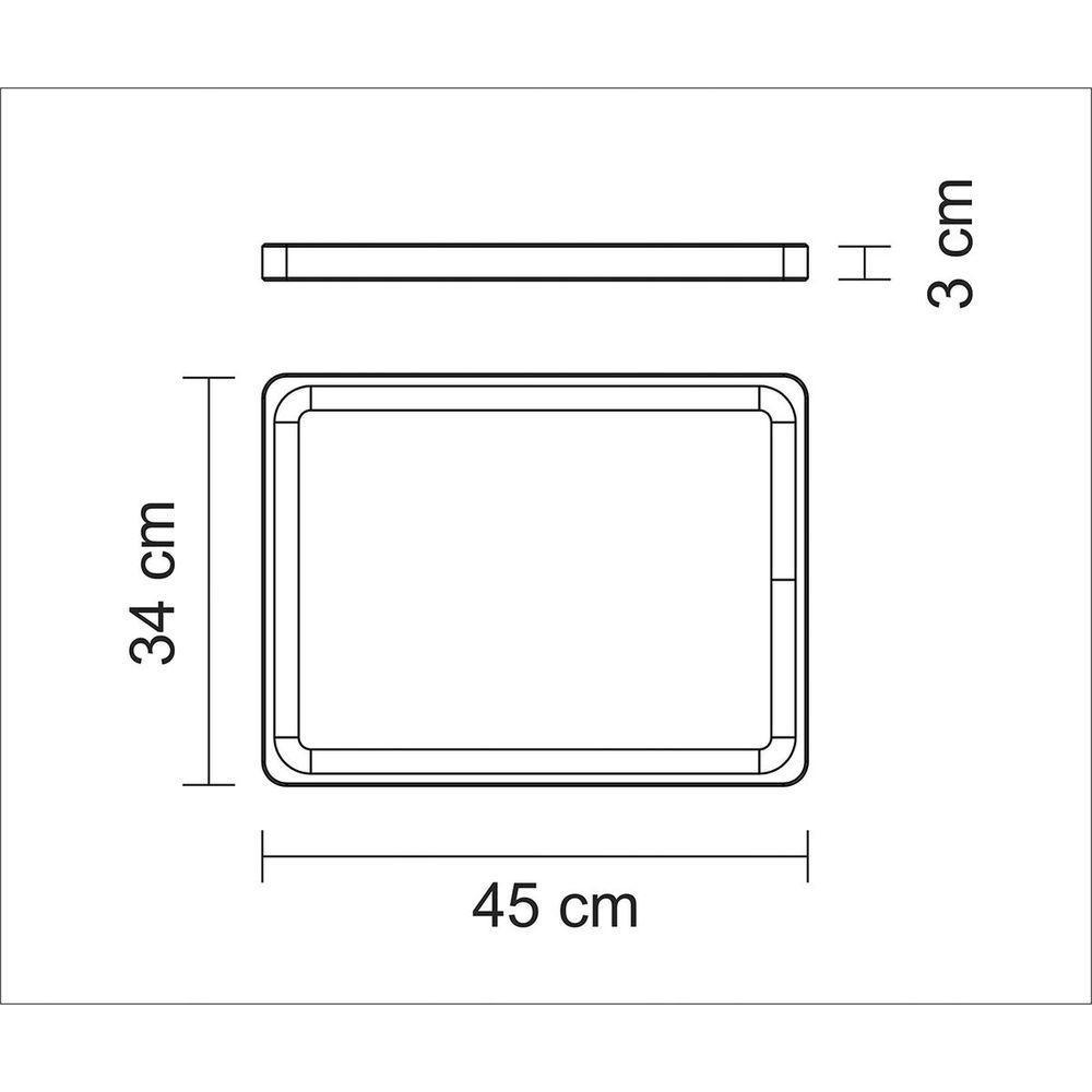 Tábua Para Churrasco Tramontina Retangular Em Madeira Muiracatiara Com Acabamento Em óleo 45x34 Cm. - 3