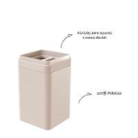 Porta Escovas E Creme Dental Com Divisória - Stolf Areia - 2