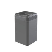 Porta Escovas E Creme Dental Com Divisória - Stolf Cinza - 1