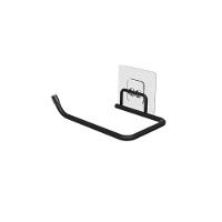 Porta Papel Higiênico Banheiro Com Adesivo - Stolf Preto - 1