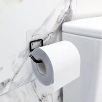 Porta Papel Higiênico Banheiro Com Adesivo - Stolf Preto - 2
