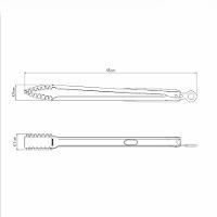 Pegador De Carne Churrasco Black 52cm Lâmina Inox Proteção Emborrachada Preto - Tramontina 26593100 - 4