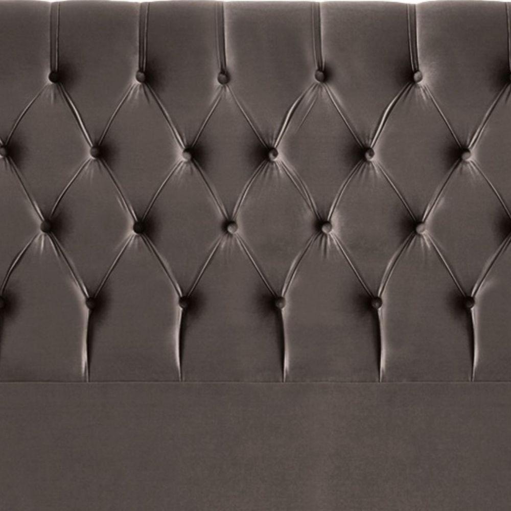 Cabeceira Js Móveis Cristal 140x60 Cm Chocolate - 3