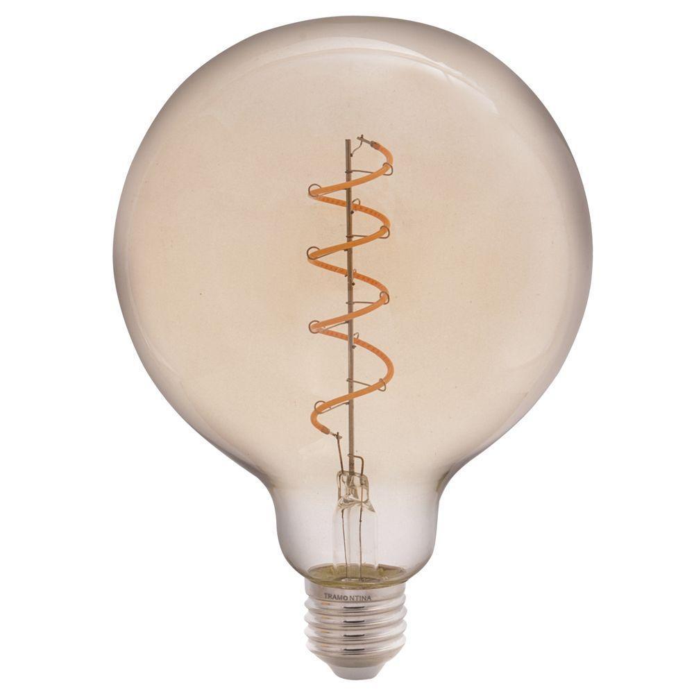 Lâmpada Led De Filamento Espiral Tramontina G125 4 W 2200 K Luz Amarela âmbar - 3