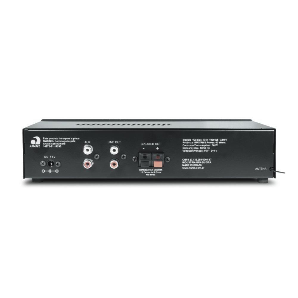 Amplificador Frahm Slim 1000 G5 40w Rms - 4