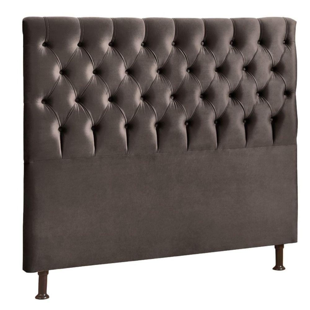 Cabeceira Solteiro Cristal 90cm Js Chocolate - 1