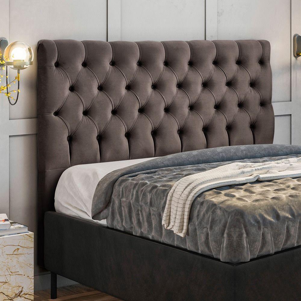 Cabeceira Solteiro Cristal 90cm Js Chocolate - 5