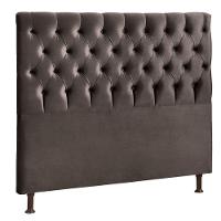 Cabeceira Solteiro Cristal 90cm Js Chocolate - 1