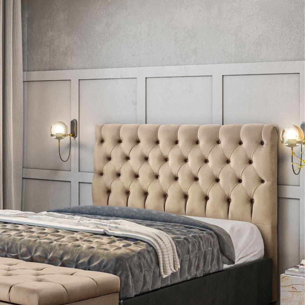 Cabeceira Js Móveis Cristal 140x60 Cm Castor - 4