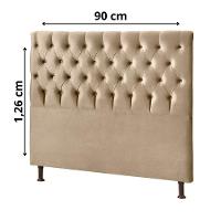 Cabeceira Js Móveis Cristal 140x60 Cm Castor - 5