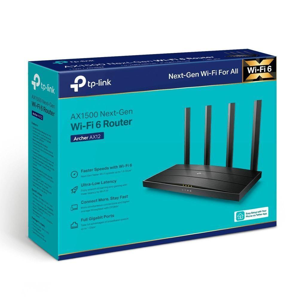 Roteador Gigabit Ax1500 Wi-fi 6 Archer Ax12 Nacional - 3