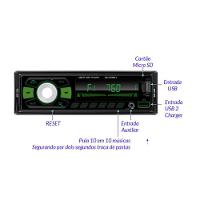 Auto Radio Roadstar Rs2724br Bluetooth Es 24v - 3
