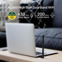 Adaptador Usb Wireless Ac600 Archer Dual Band 2.4ghz E...