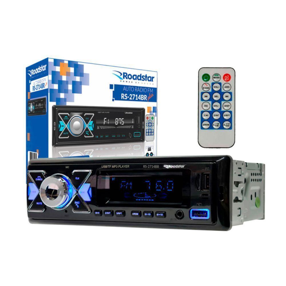 Auto Radio Roadstar Bluetooth - Rs2714br Plus - 1