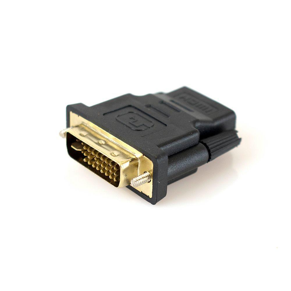 Adaptador Evus C-097 (24+5) Dvi Macho Para Hdmi Femea - 1