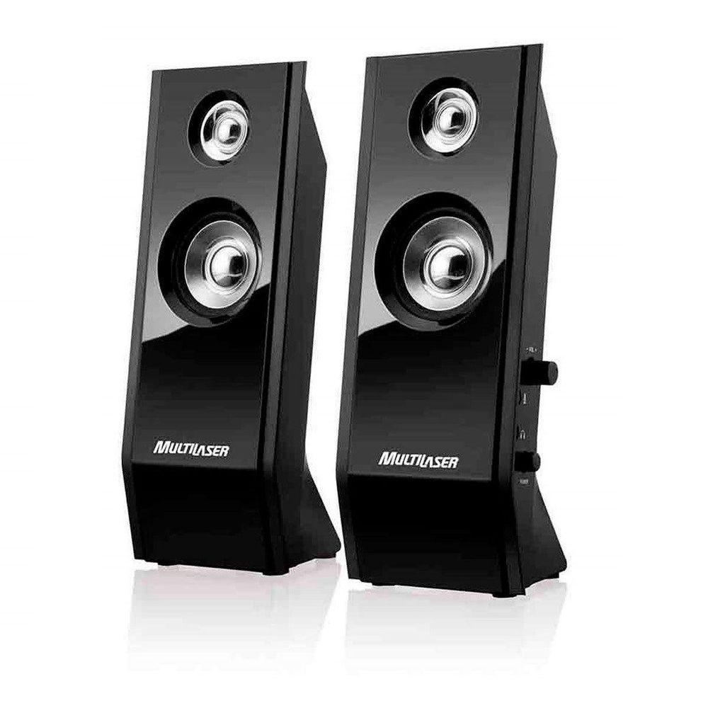 Caixa De Som Shadow 20 Usb 8w Rms Preto Sp091 - 1