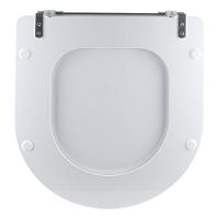 Assento Sanitário Tampa De Vaso Branco Mdf Laqueado Calypso Para Bacia Incepa - 5