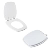 Assento Sanitário Tampa De Vaso Branco Mdf Laqueado Thema Para Bacia Incepa - 2