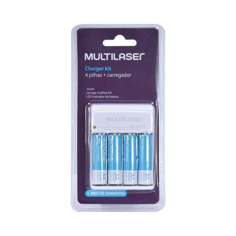 Carregador Rm02 Bivolt Com 4 Pilhas Aa De 2500 Mah Cb054 - 1