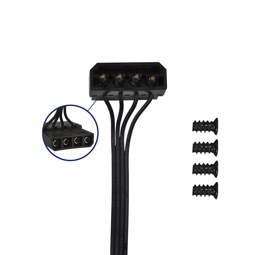 Cooler Gamer Evus F-12fix Fan 12cm Com Led - 4