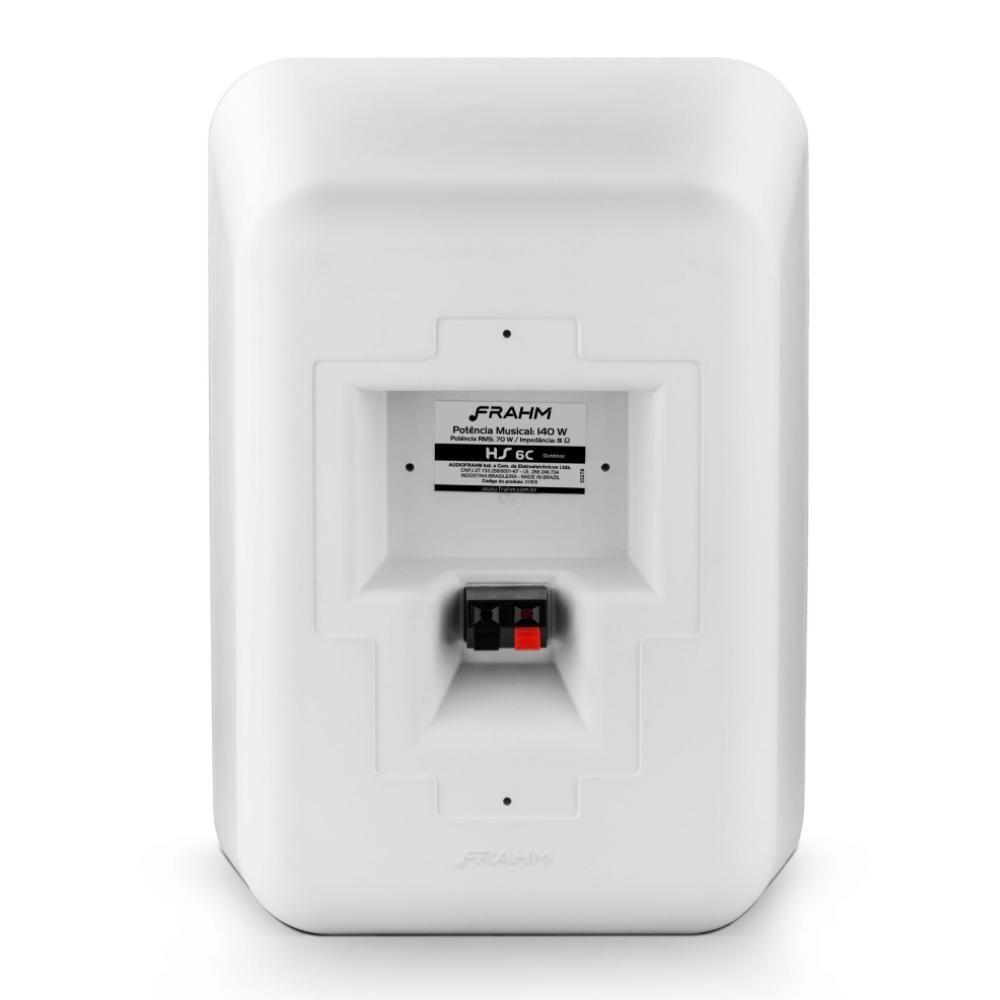 Caixa De Som Frahm 6 Hs 8 Ohms 70w Outdoor Branca Par - 3