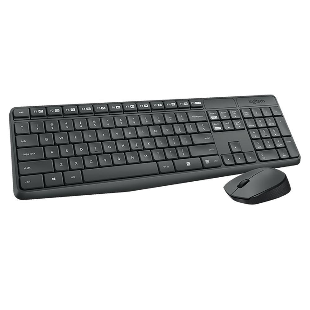 Combo Teclado+mouse Logitech Mk235 Wireless Compact Usb... - 2