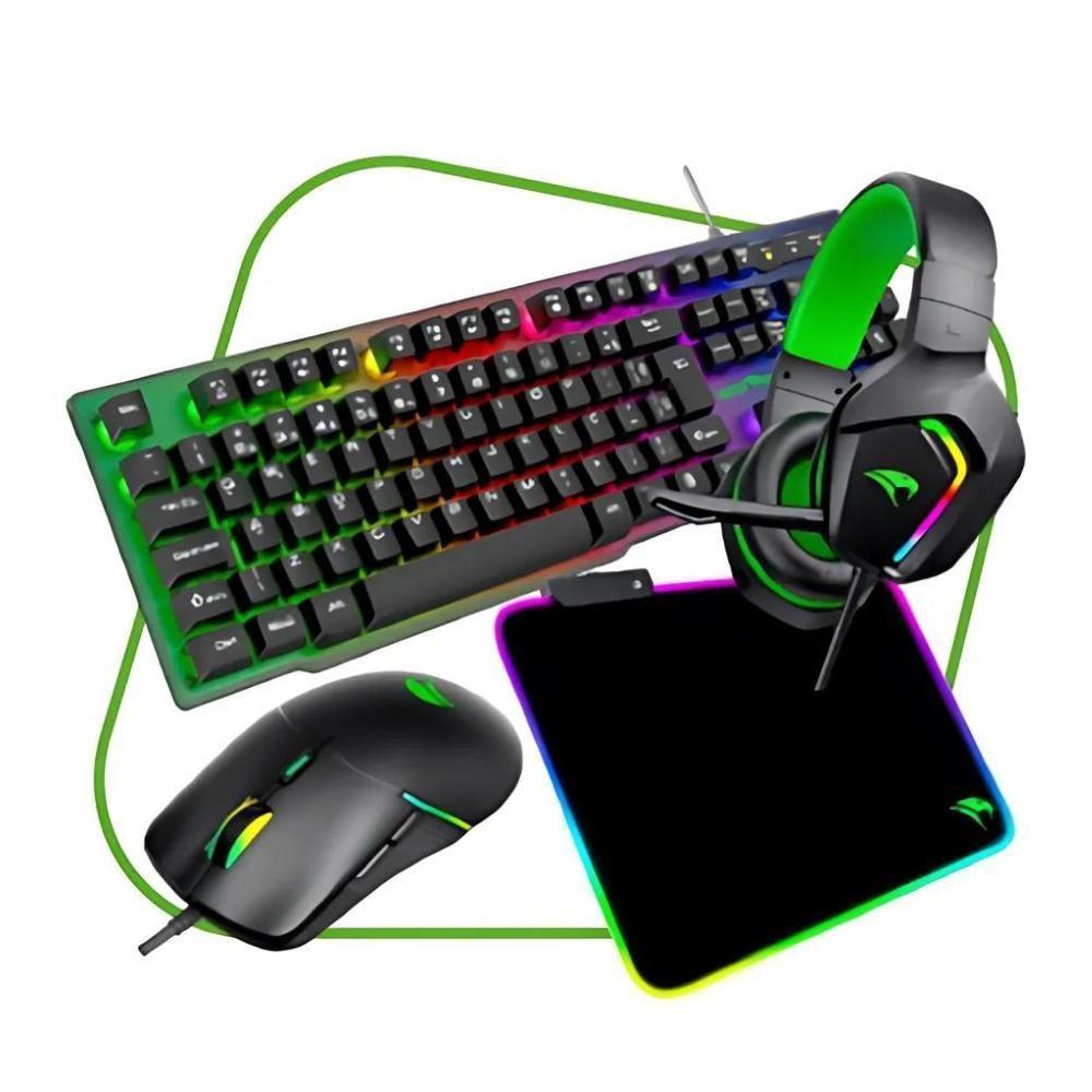 Kit Gamer Viper Pro Naja Headset, Teclado, Mouse E Mousepad - 1
