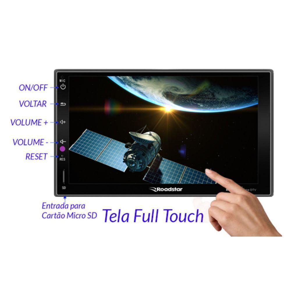 Central Multimidia Roadstar Rs606br 7 Mp6 Com Tv Digital - 2