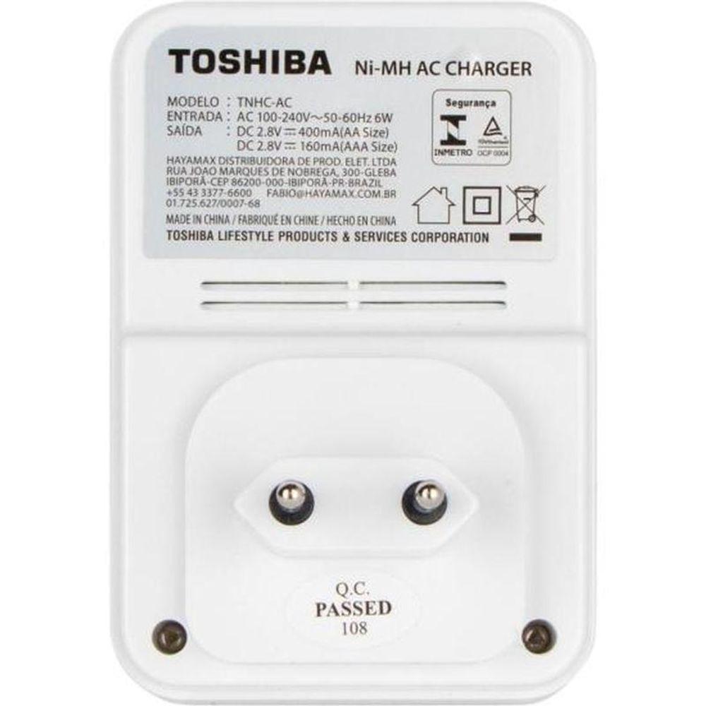 Carregador De Pilhas Tnhc-6gae4 Cb (c-4 Pilhas Aa... - 6