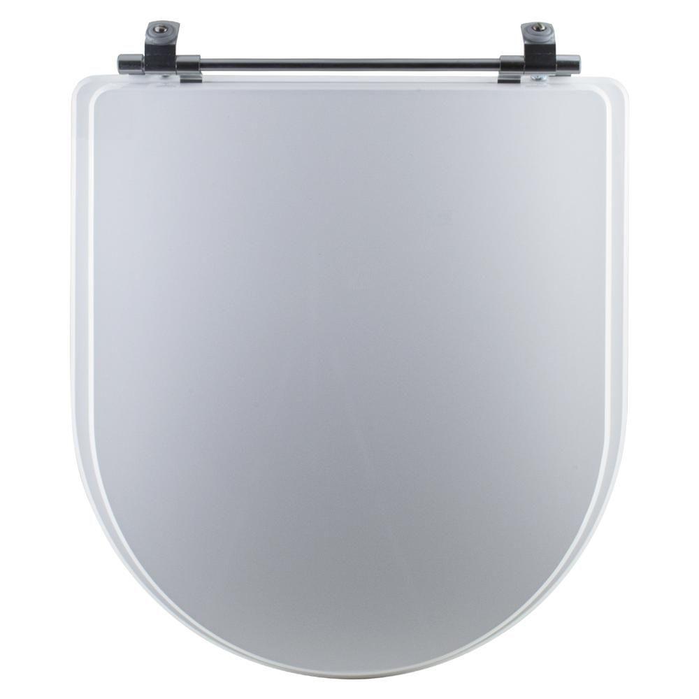 Tampa Vaso Sanitário Madeira Laqueada Calypso Branco Para Bacia Incepa - 1