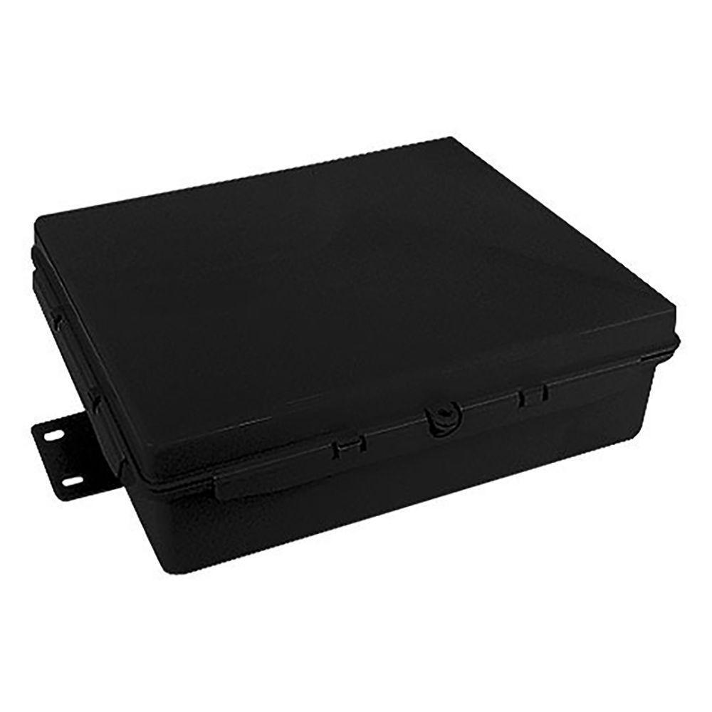 Caixa Hermetica Multitoc Preta Vedada 25x20x8 Completa - 2