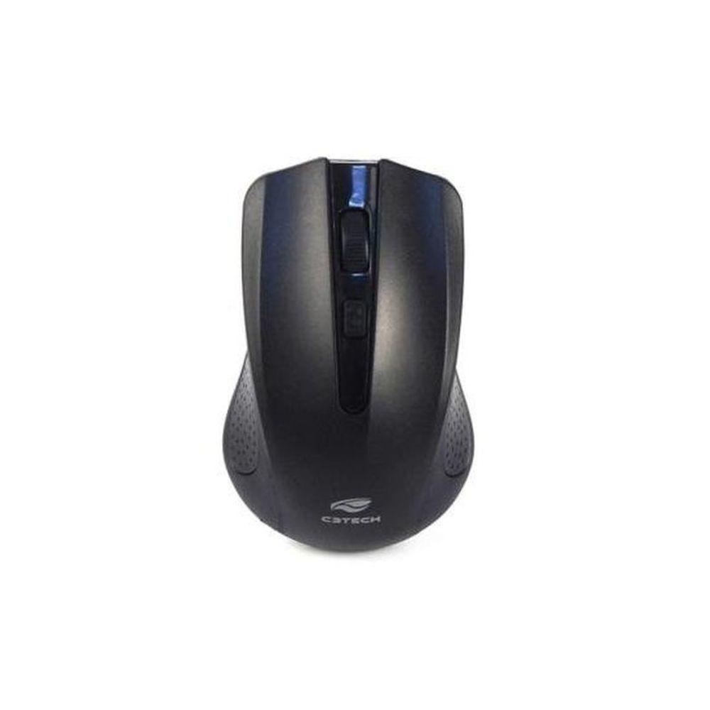 Kit Teclado E Mouse C3tech K-w10 Sem Fio Preto - 3