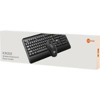 Kit Teclado E Mouse Lecoo Kw202 Sem Fio Preto - 3
