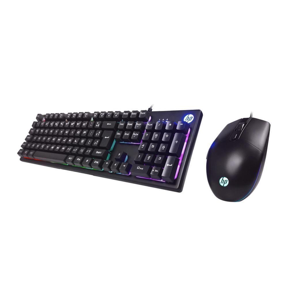 Kit Teclado + Mouse Gamer Usb Hp Km300f - 3