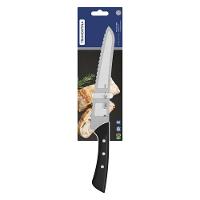 Faca Para Pão Tramontina Solutta Com Lâmina Em Aço Inox E Cabo Em Policarbonato Preto 8 Polegada - 1