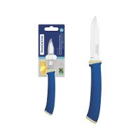 Faca Para Legumes E Frutas Tramontina Felice Com Lâmina Em Aço Inox E Cabo De Polipropileno Azul 3 Polegada - 3