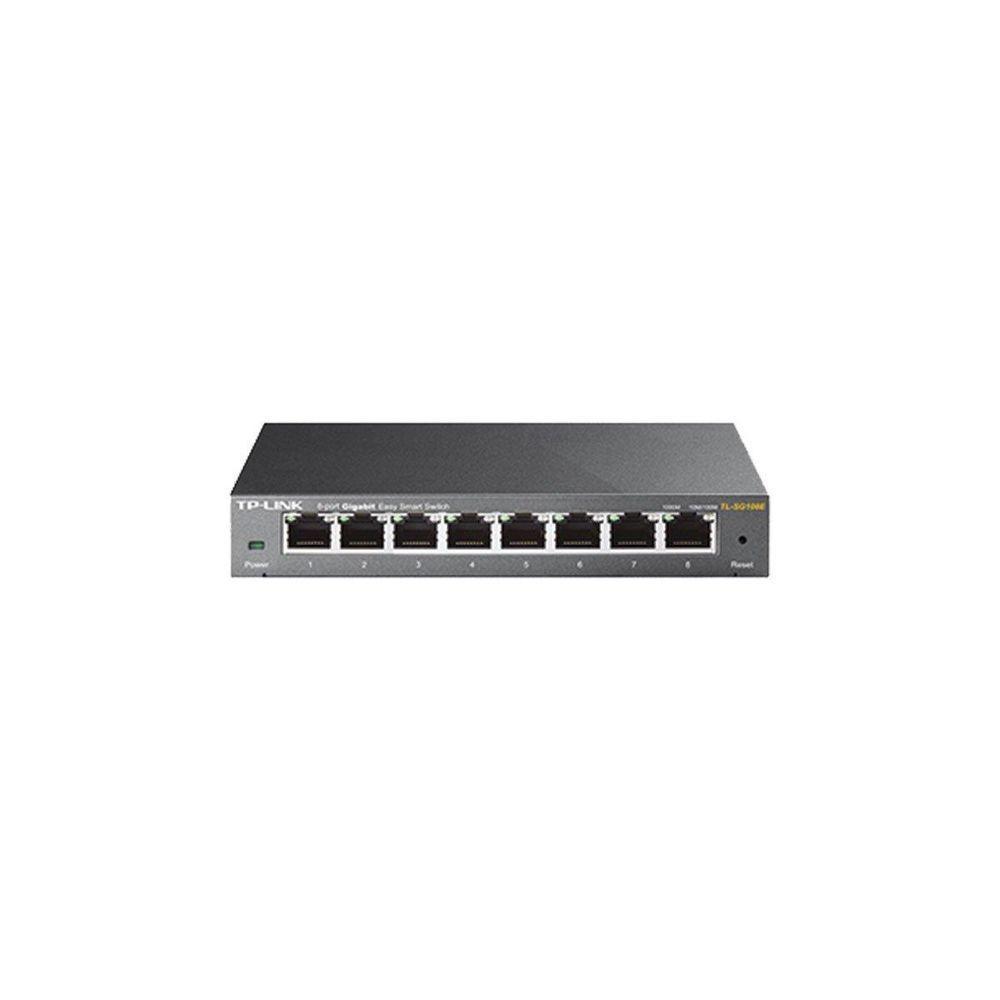 Switch Easy Smart Gigabit De 8 Portas 10-100-1000 Tl-sg108e Smb - 1