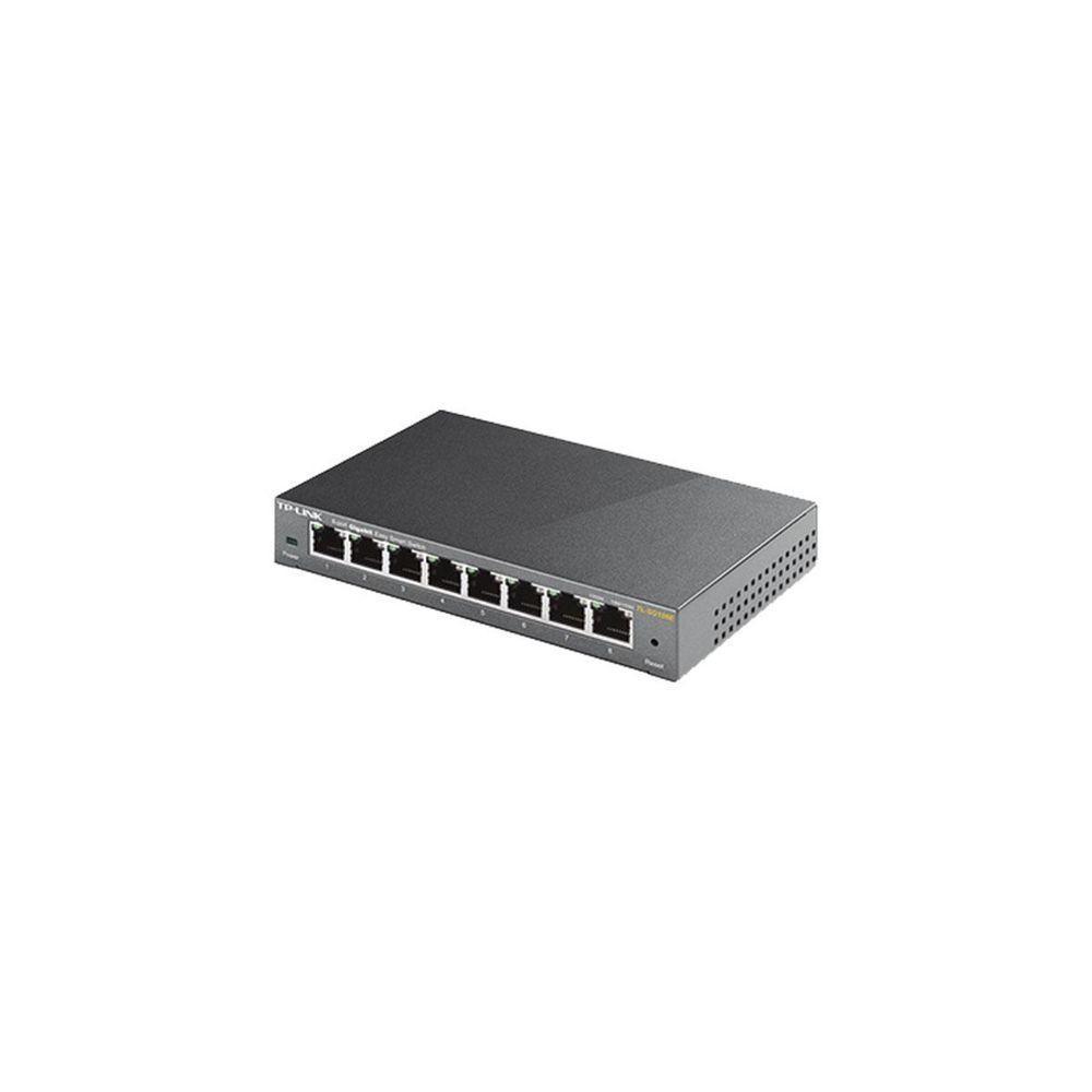 Switch Easy Smart Gigabit De 8 Portas 10-100-1000 Tl-sg108e Smb - 3