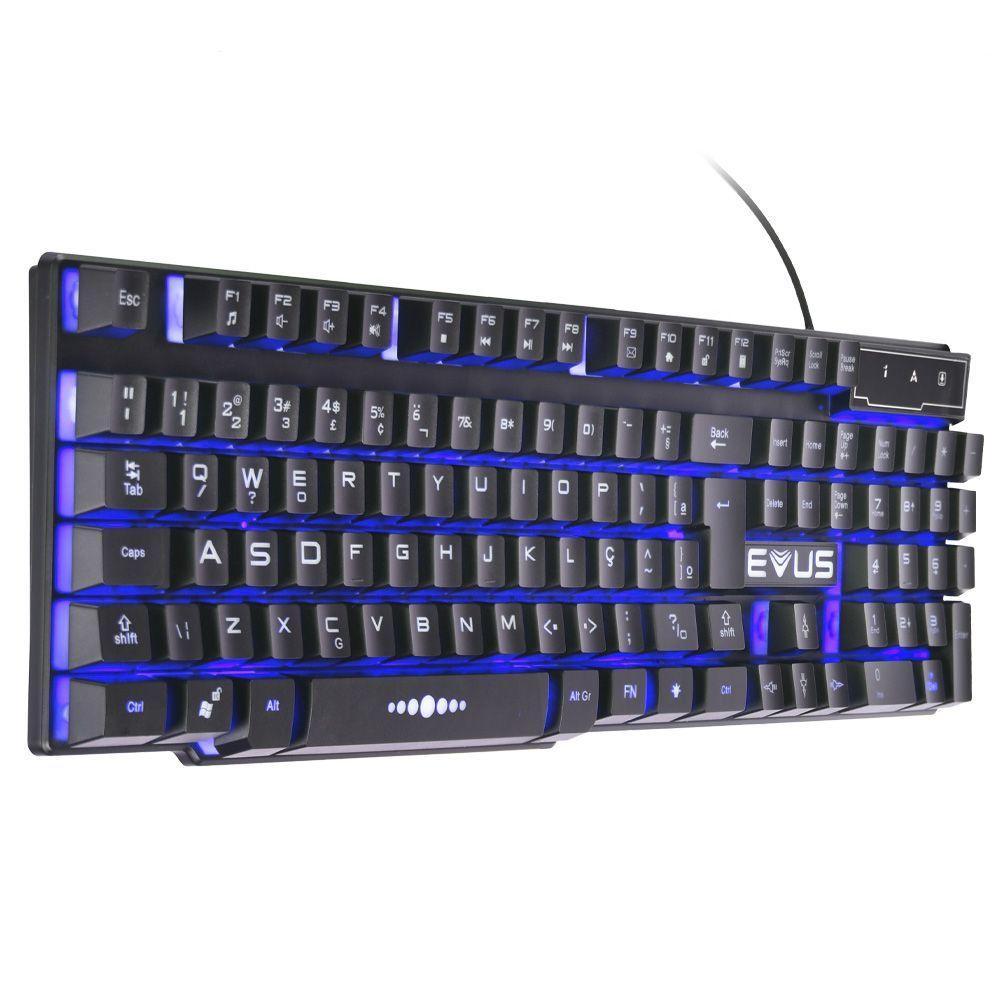 Teclado Gamer Evus Thunder Tc-05 Com Led Abnt2 - 4