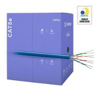 Cabo De Rede Cat5e 305m Fortrek Fk 500c Cmx Azul - Cx - 305 - 1