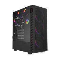 Gabinete Gamer Bolter Black Vulcan - Lateral Em Vidro -... - 1