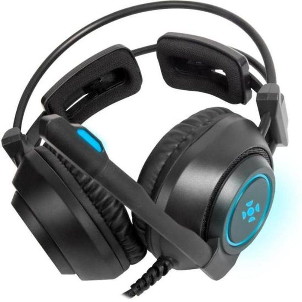 Headset Gamer Fortrek Vickers P2 + Usb Rgb Preto - 2