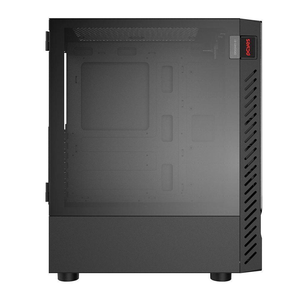 Gabinete Gamer Set Black Vulcan - Lateral Em Vidro -... - 10
