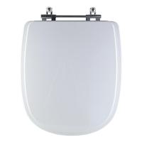 Assento Sanitário Tampa De Vaso Branco Mdf Laqueado Sabatini Para Bacia Icasa - 1