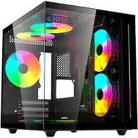 Gabinete Gamer C3tech Aquarius Mt-g810 Sem Fans Preto - 1