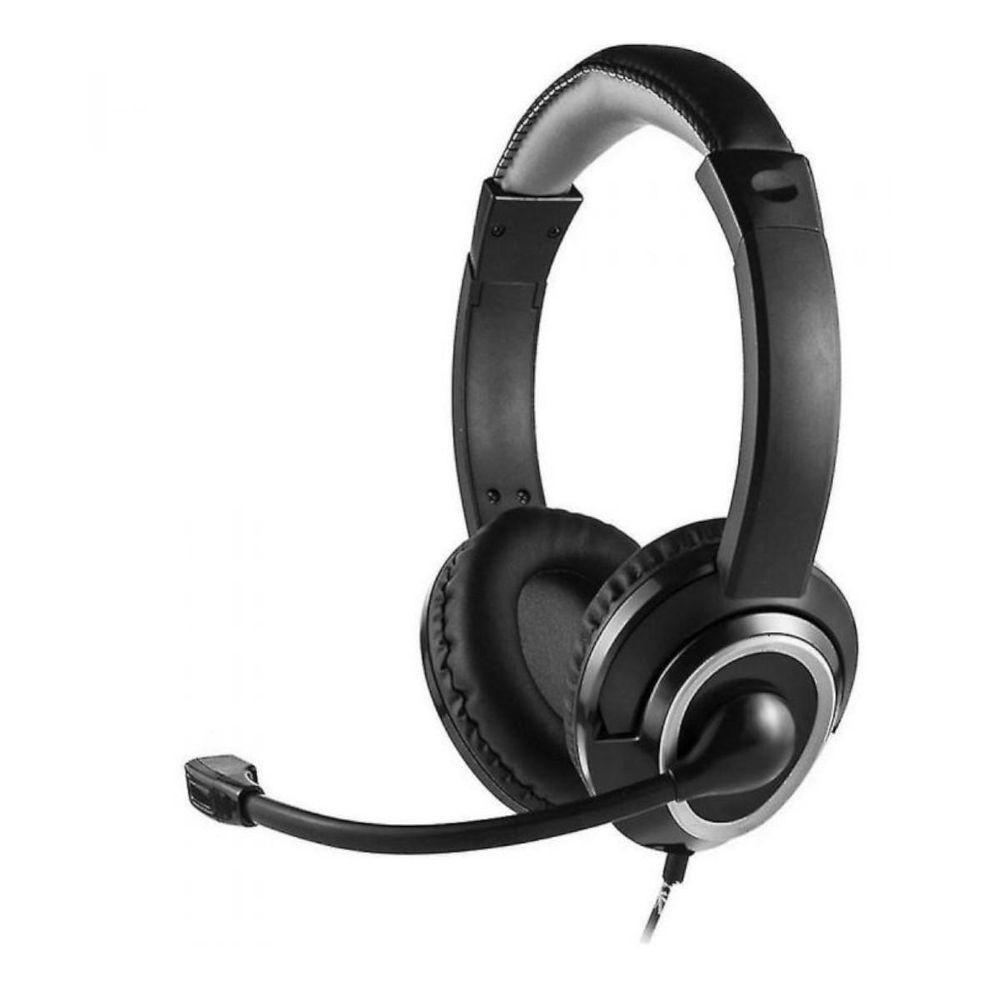 Headset Com Fio Hf600 Conexão P3 E Usb Cabo De 240cm... - 2