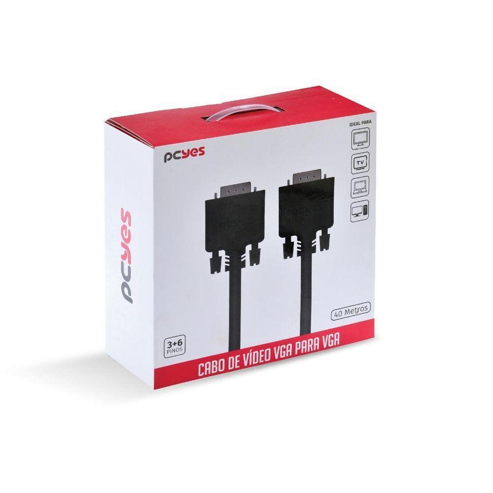 Cabo Vga 3+6 15 Pinos Macho 40m Pvm36-40 - 6